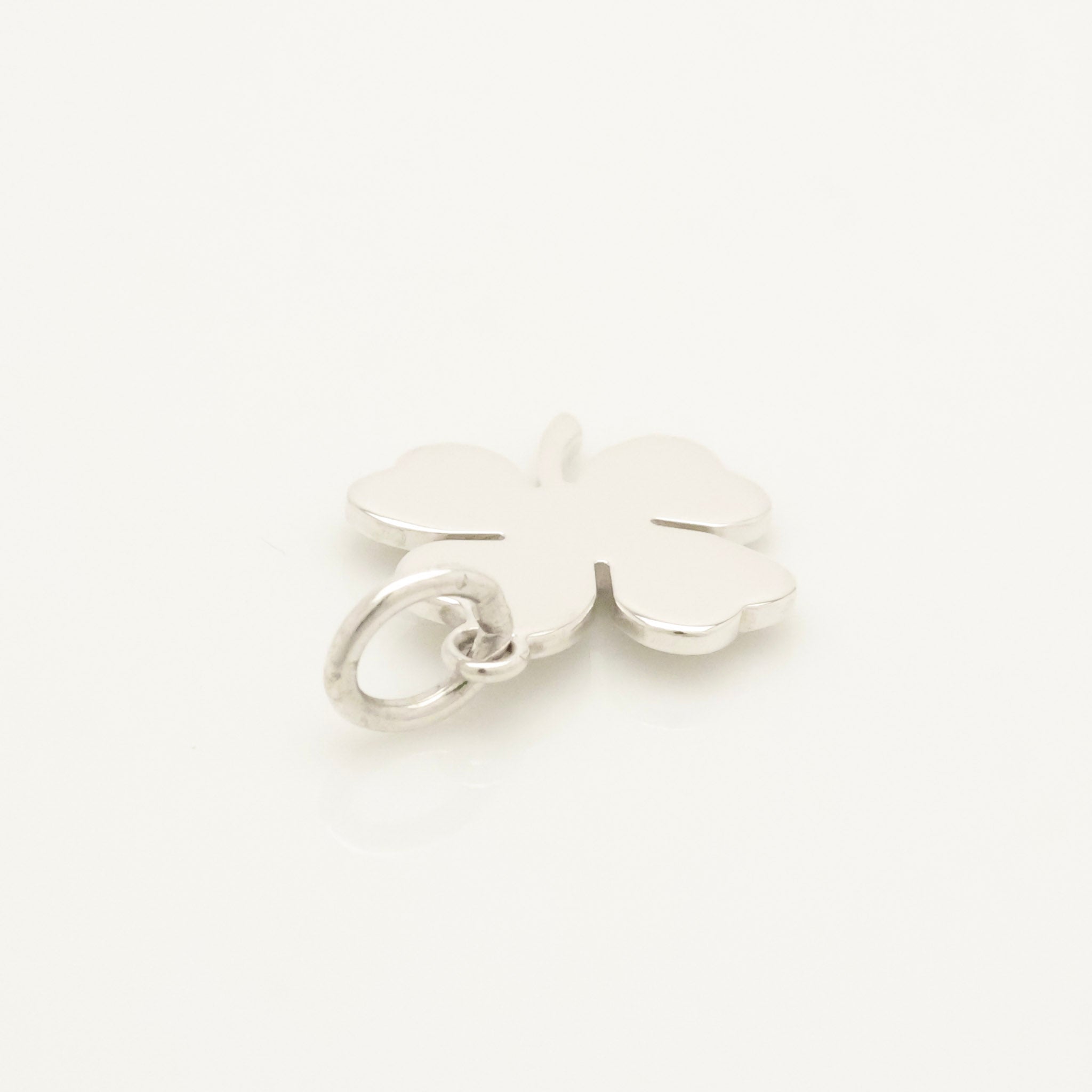 Tiffany & Co. Four Leaf Clover Pendant Charm Sterling Silver 925 