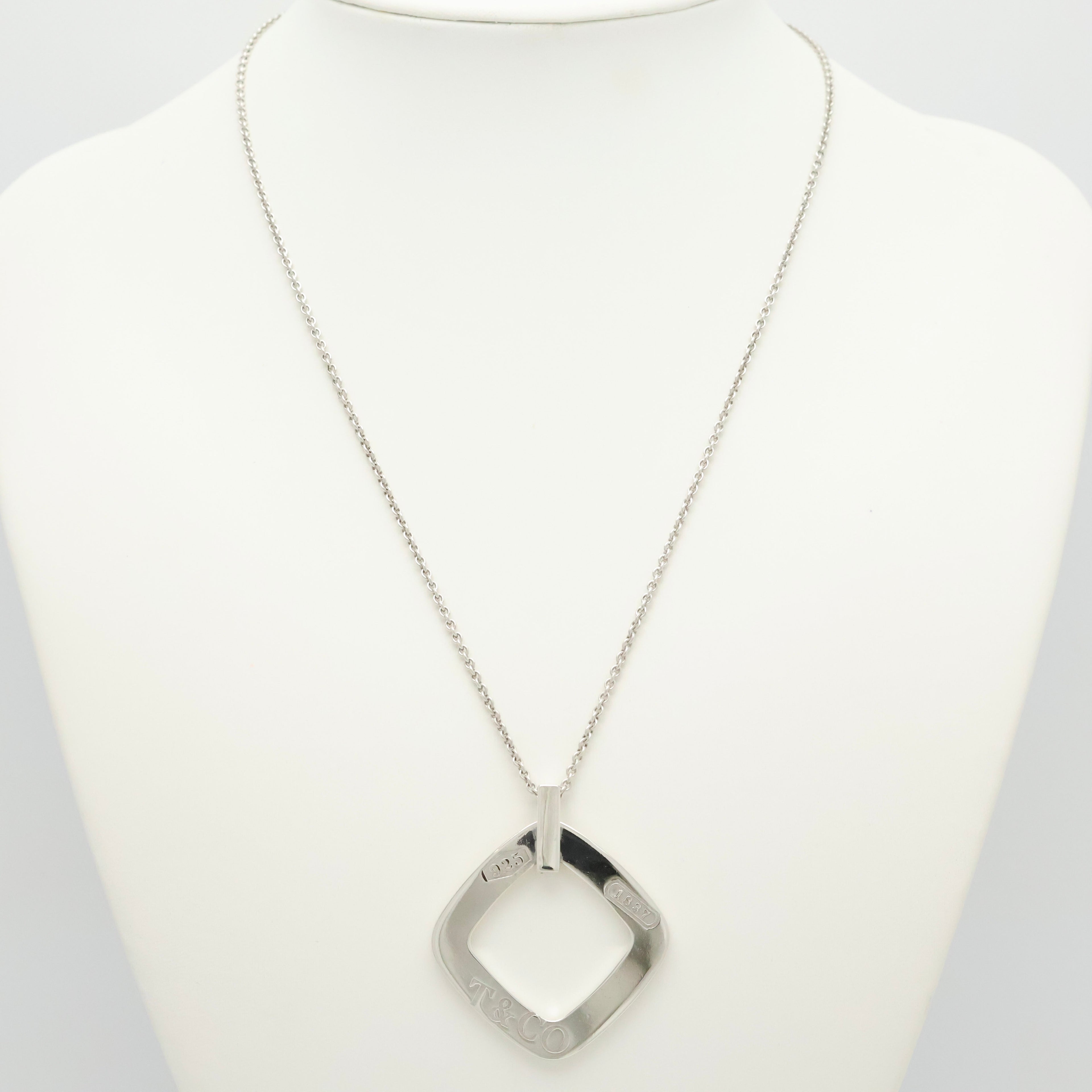 TIFFANY&Co. 1837 モンタージュ スクエア ネックレス AG925