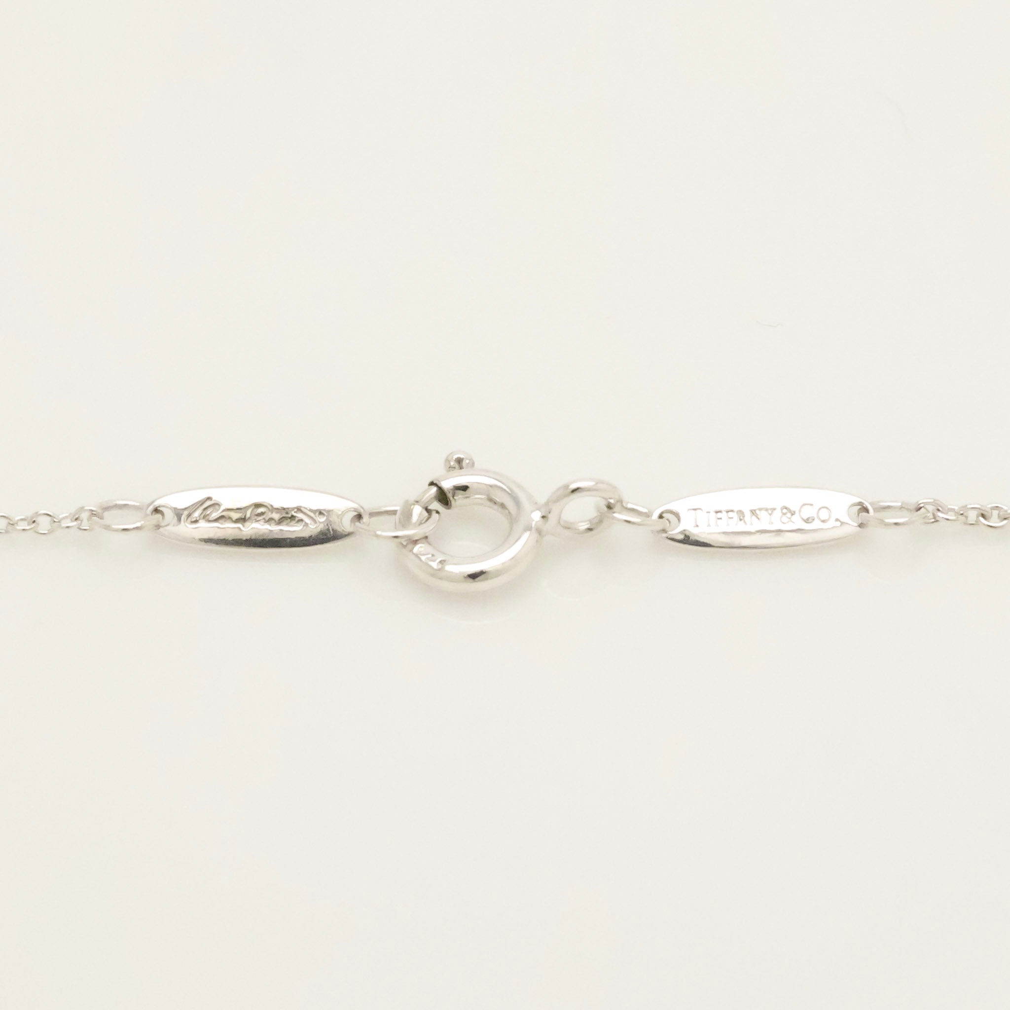  Tiffany & Co. Full Heart Pendant Necklace Sterling Silver 925