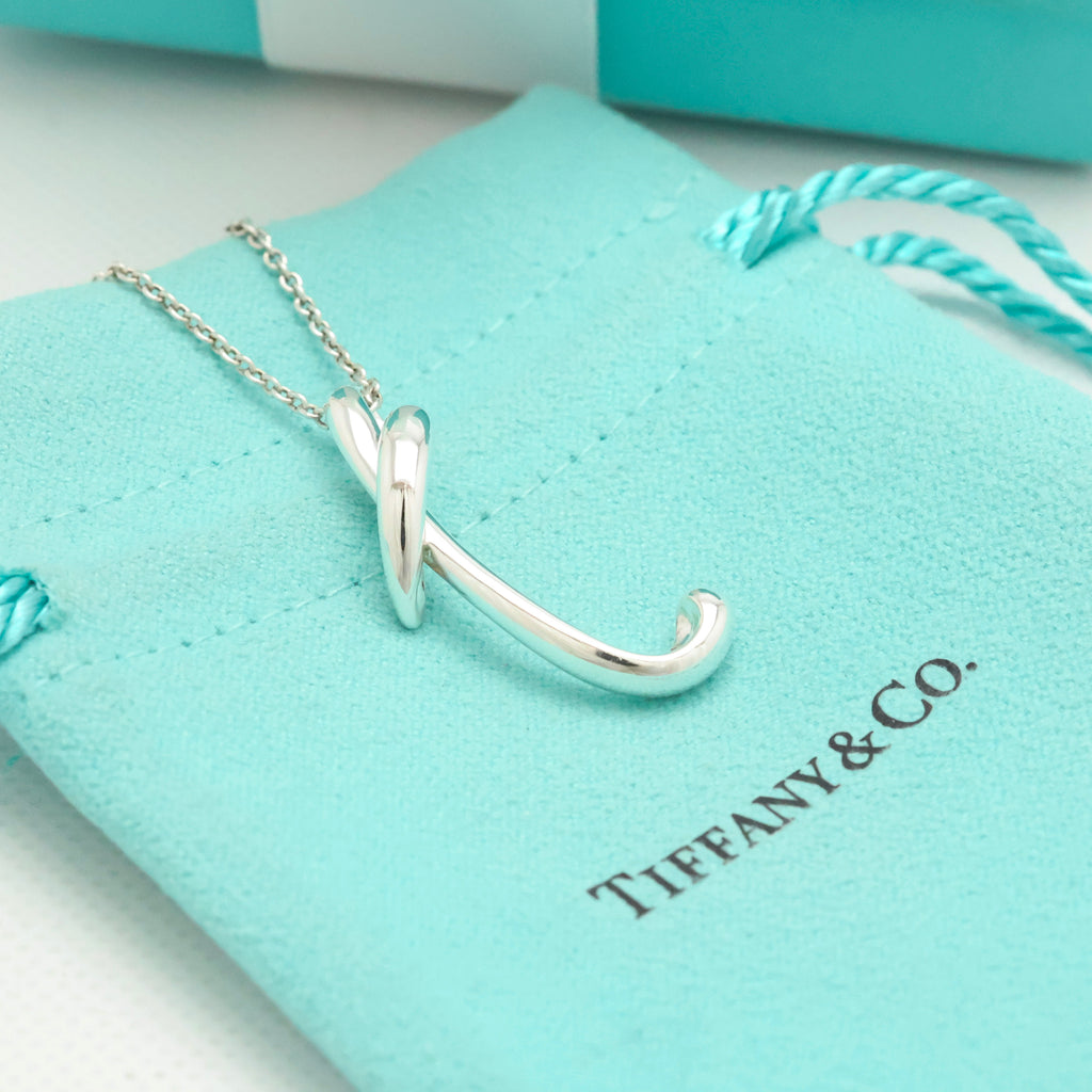 TIFFANY&Co. レター イニシャル T エルサペレッティ ネックレス AG925