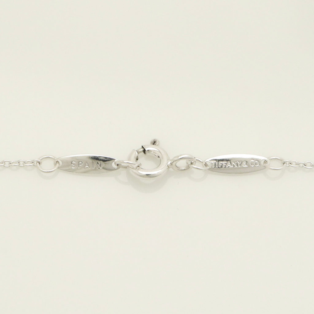 Tiffany & Co. By the Yard Aquamarine Sapphire Necklace Sterling Silver 925
