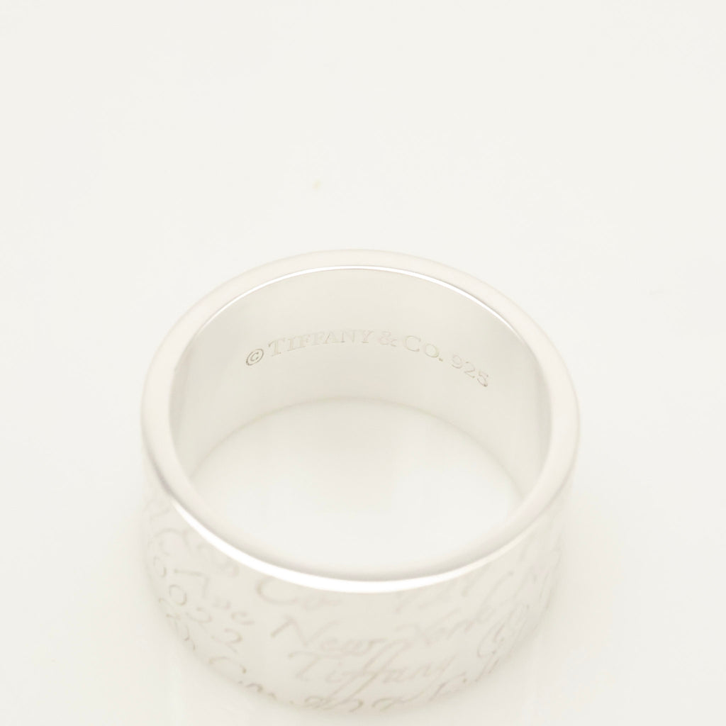 Tiffany & Co. Atlas Wide Ring Size 6.25 Sterling Silver 925