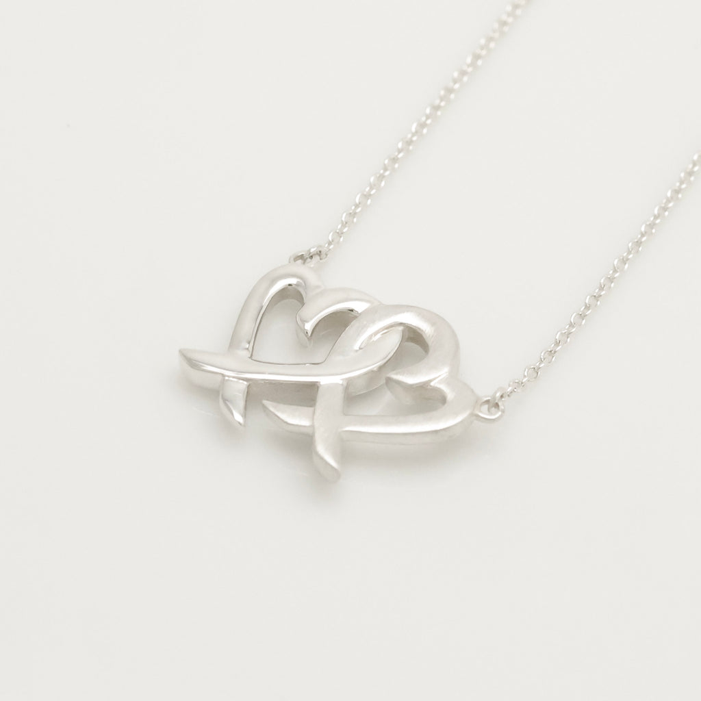 TIFFANY&Co. ダブル ラビングハート パロマピカソ ネックレス AG925