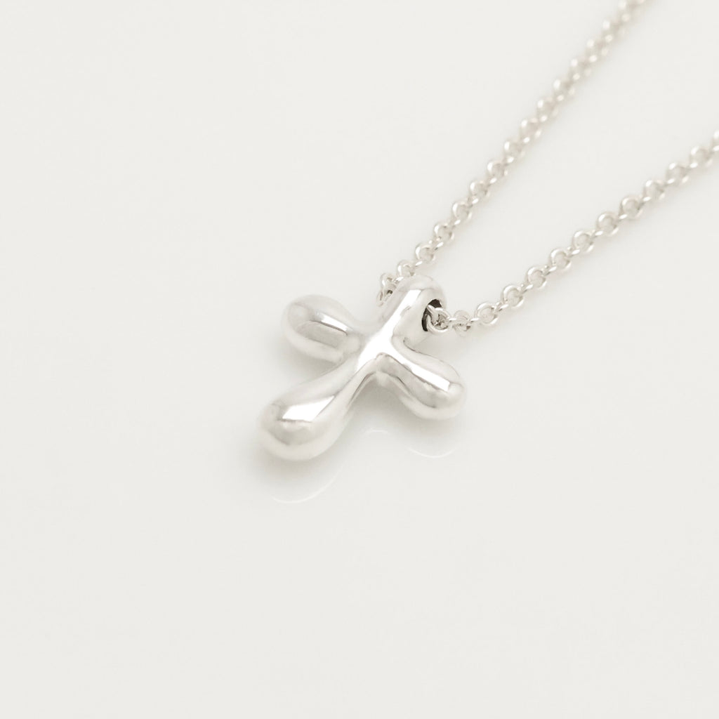 TIFFANY&Co. スモール クロス エルサペレッティ ネックレス AG925