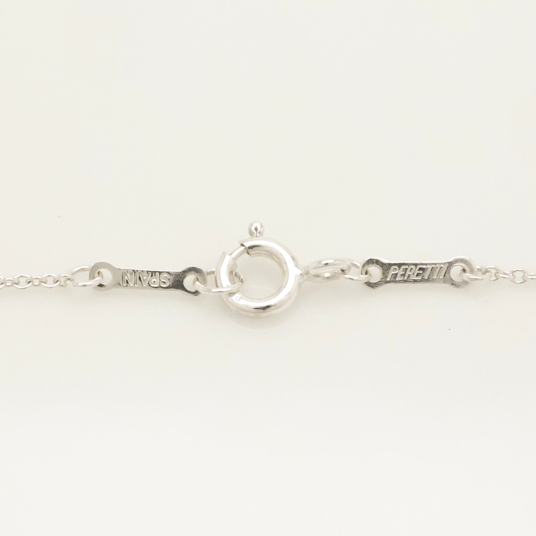 Tiffany & Co. Initial Letter "K" Pendant Necklace Sterling Silver 925