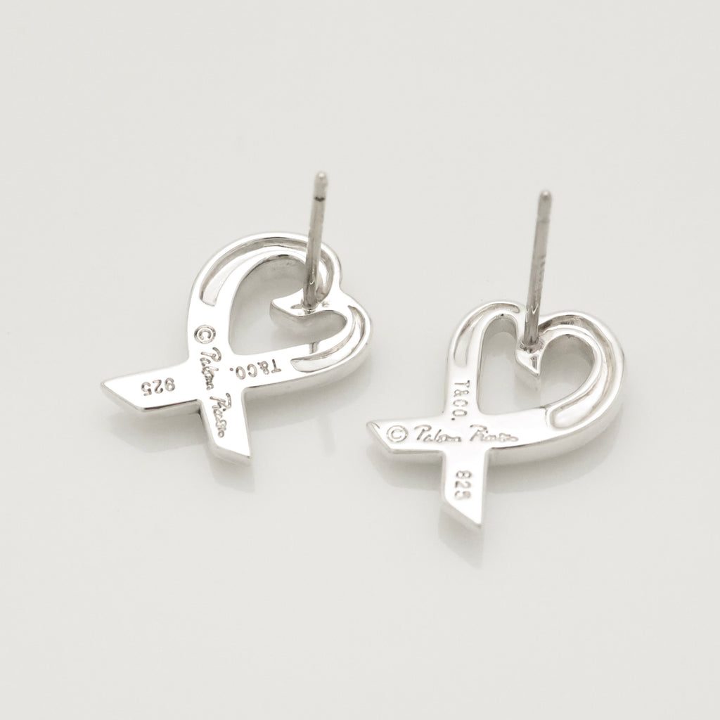 TIFFANY&Co. ラビングハート パロマピカソ スタッド ピアス AG925