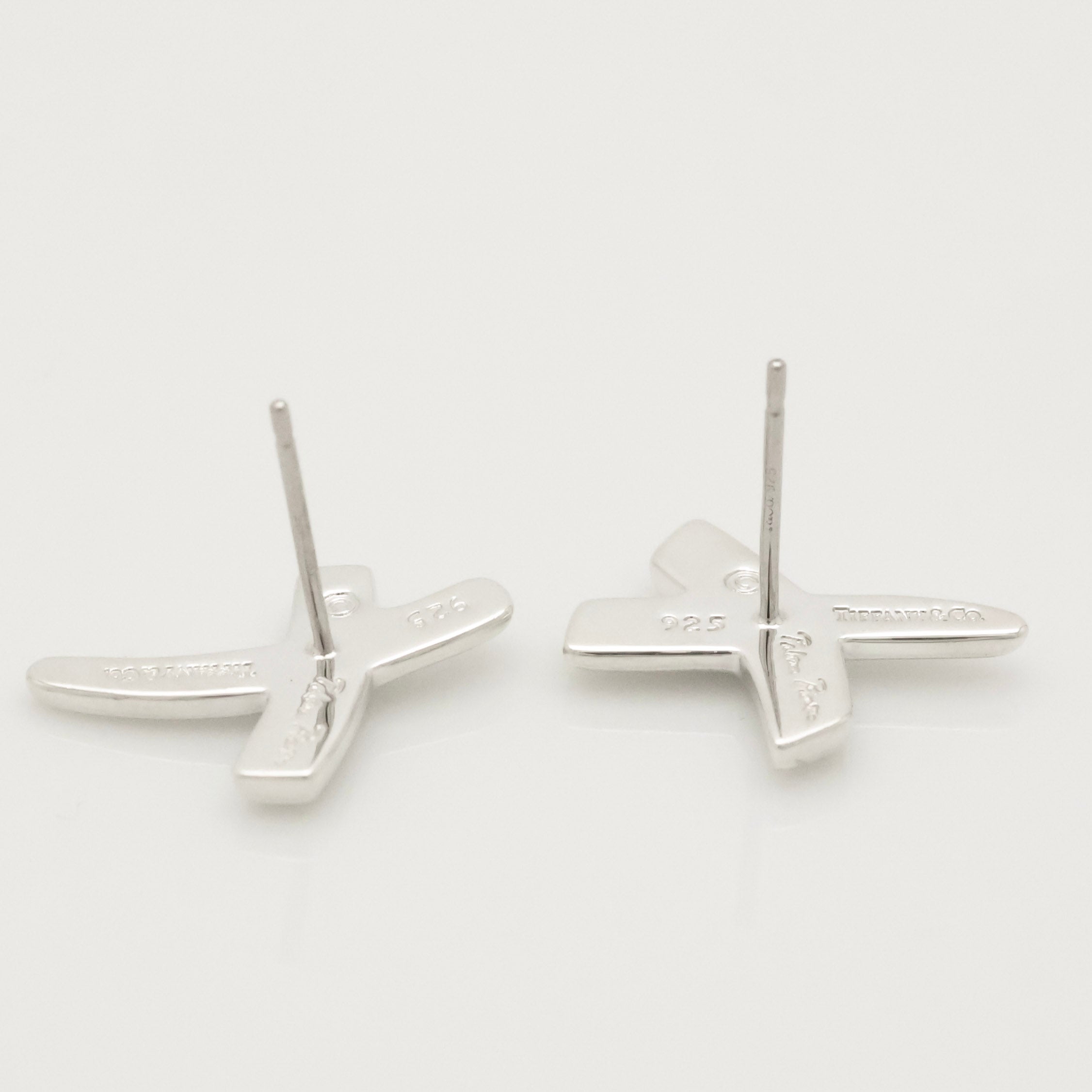 TIFFANY&Co. キス クロス パロマピカソ スタッド ピアス AG925