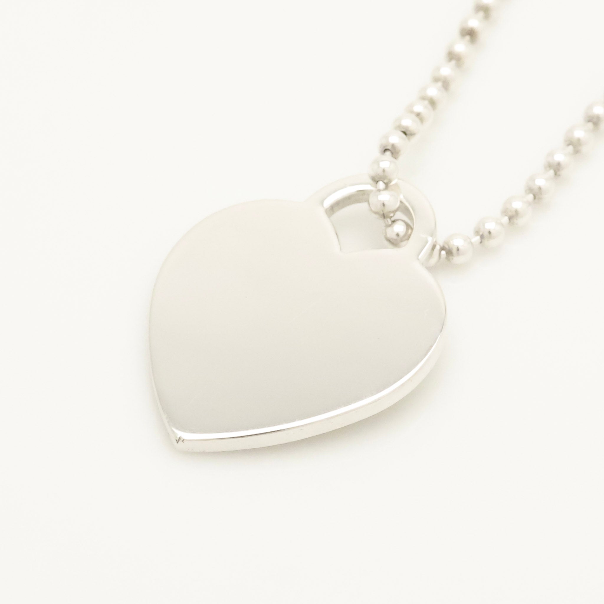 TIFFANY&Co. リターントゥ ティファニー ハート タグ ボール チェーン ネックレス AG925