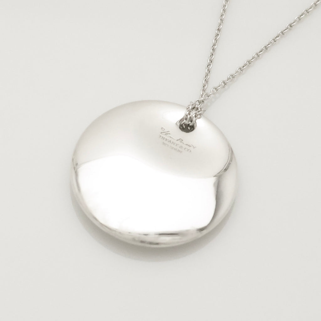 TIFFANY&Co.ラウンド ディスク エルサペレッティ ネックレス AG925