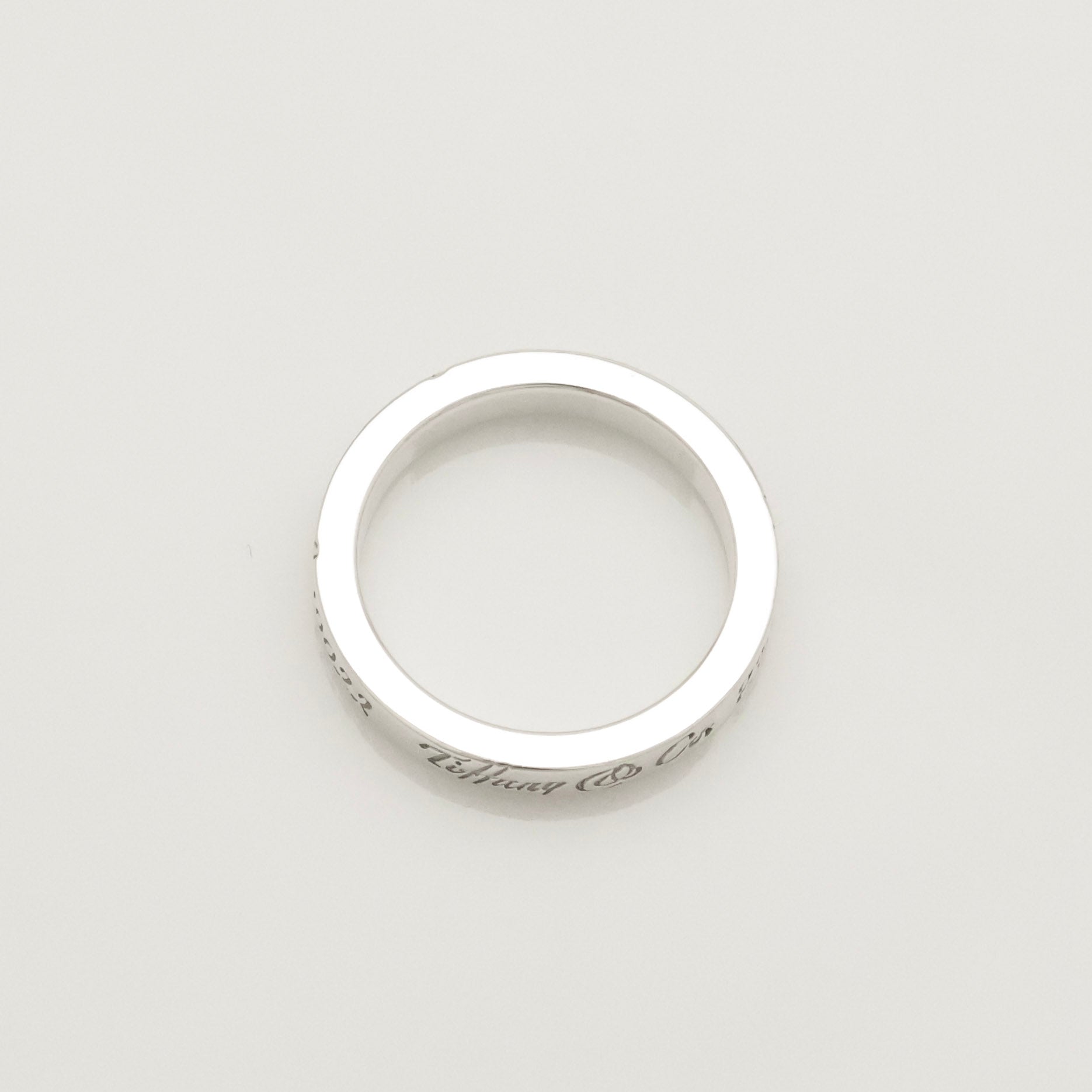 TIFFANY&Co. ノーツ NEW YORK ナロー リング 9 号 AG925