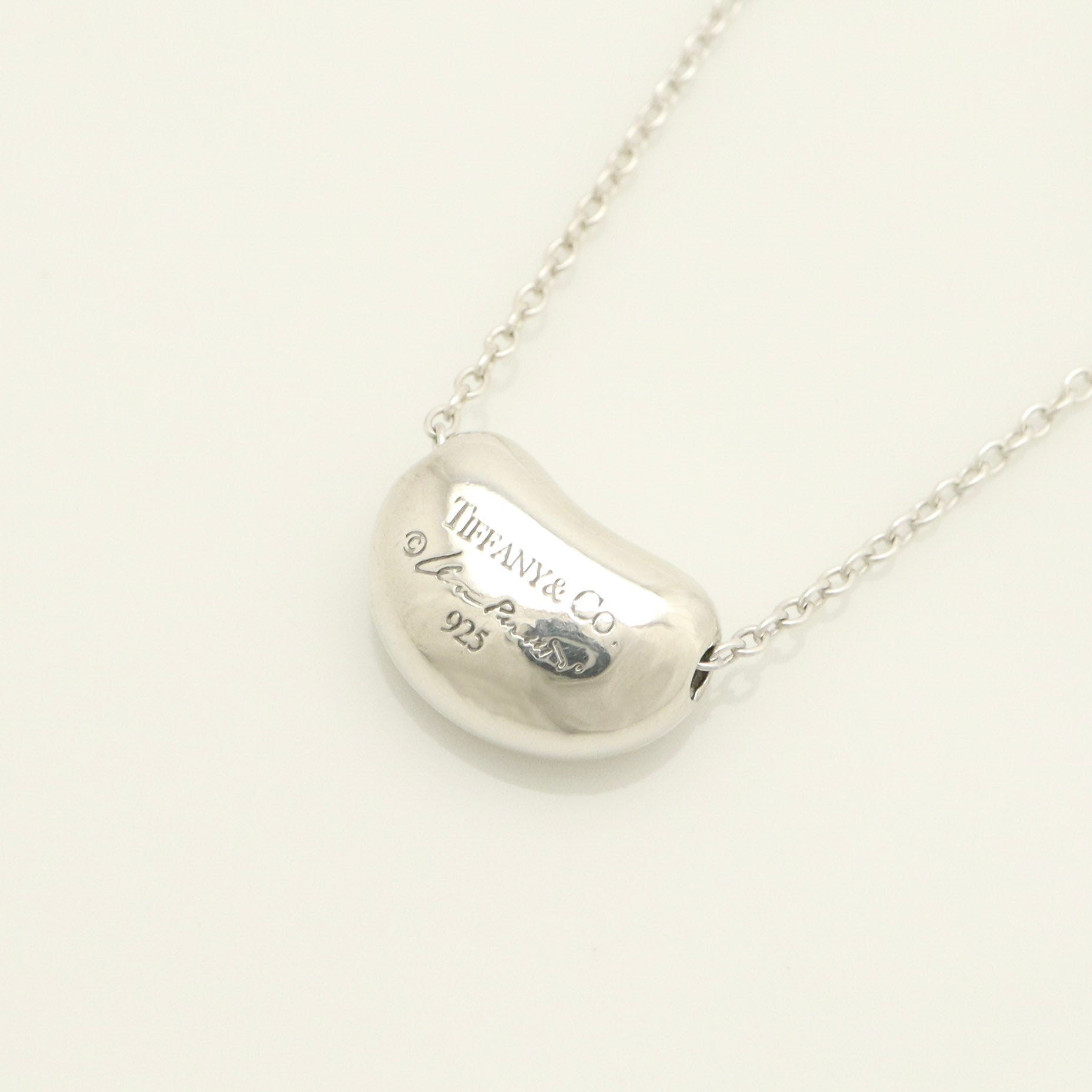 TIFFANY&Co. ミニ ビーン エルサペレッティ ネックレス AG925
