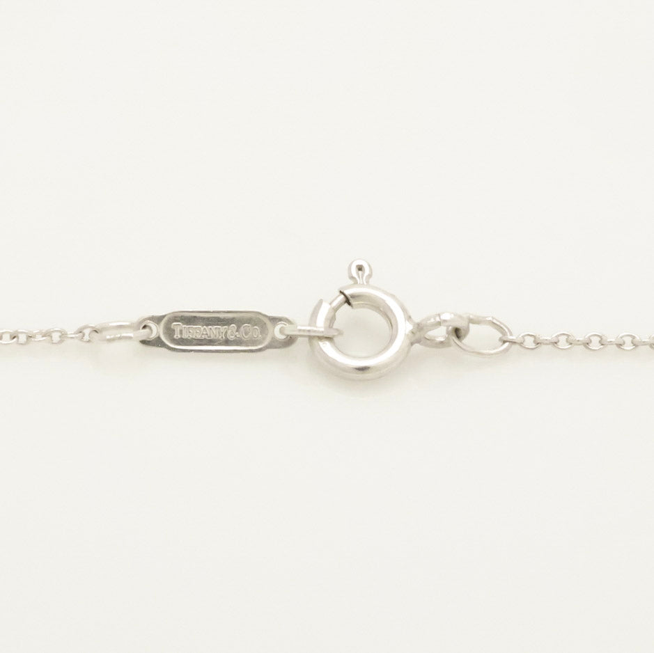 Tiffany & Co. Pinched Heart Pendant Necklace Sterling Silver 925