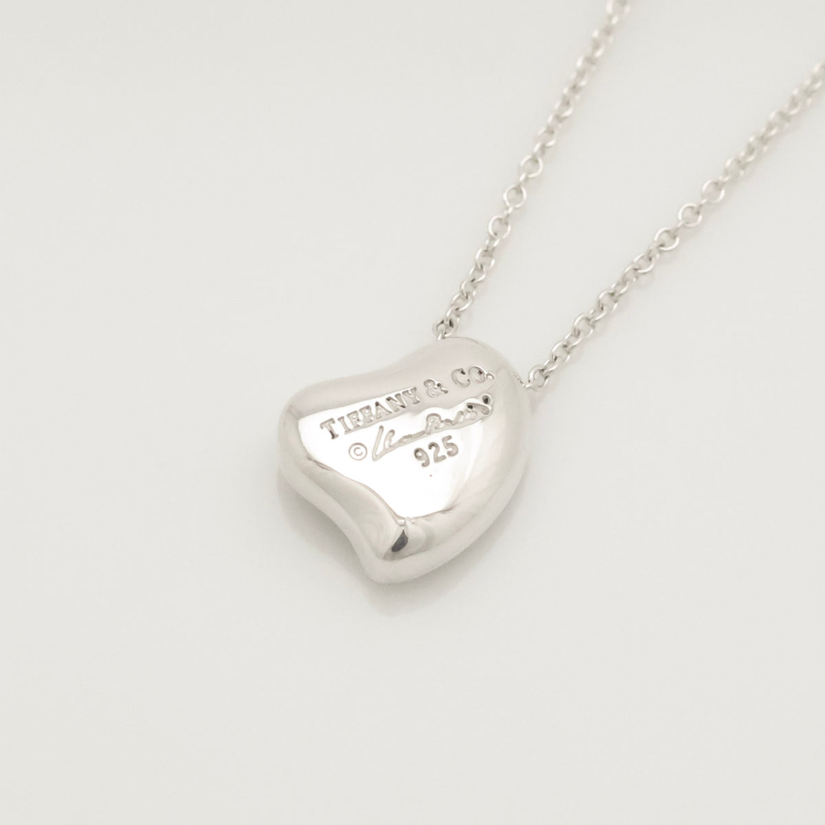 TIFFANY&Co. フル ハート エルサペレッティ ネックレス AG925