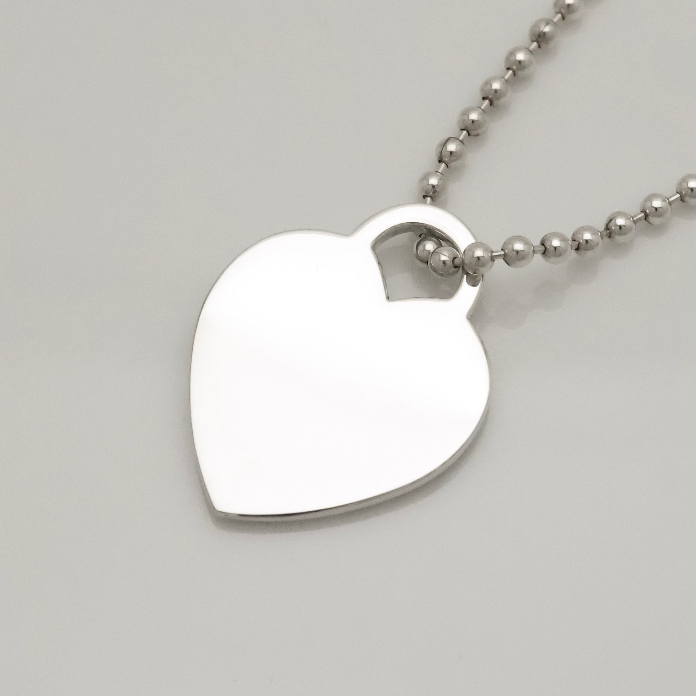 TIFFANY&Co. リターントゥ ティファニー ハート タグ ボール チェーン ネックレス AG925