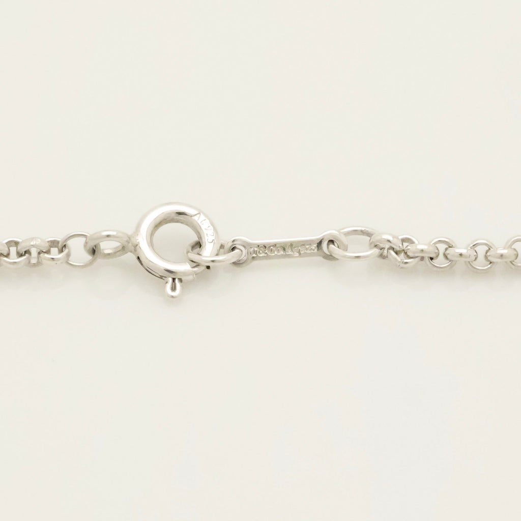  Tiffany & Co. Picasso Groove Cross Necklace Sterling Silver 925 