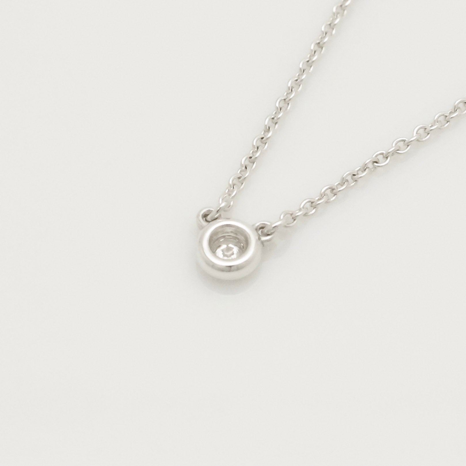 TIFFANY&Co.  バイザヤード ダイヤモンド 1P エルサペレッティ ネックレス AG925