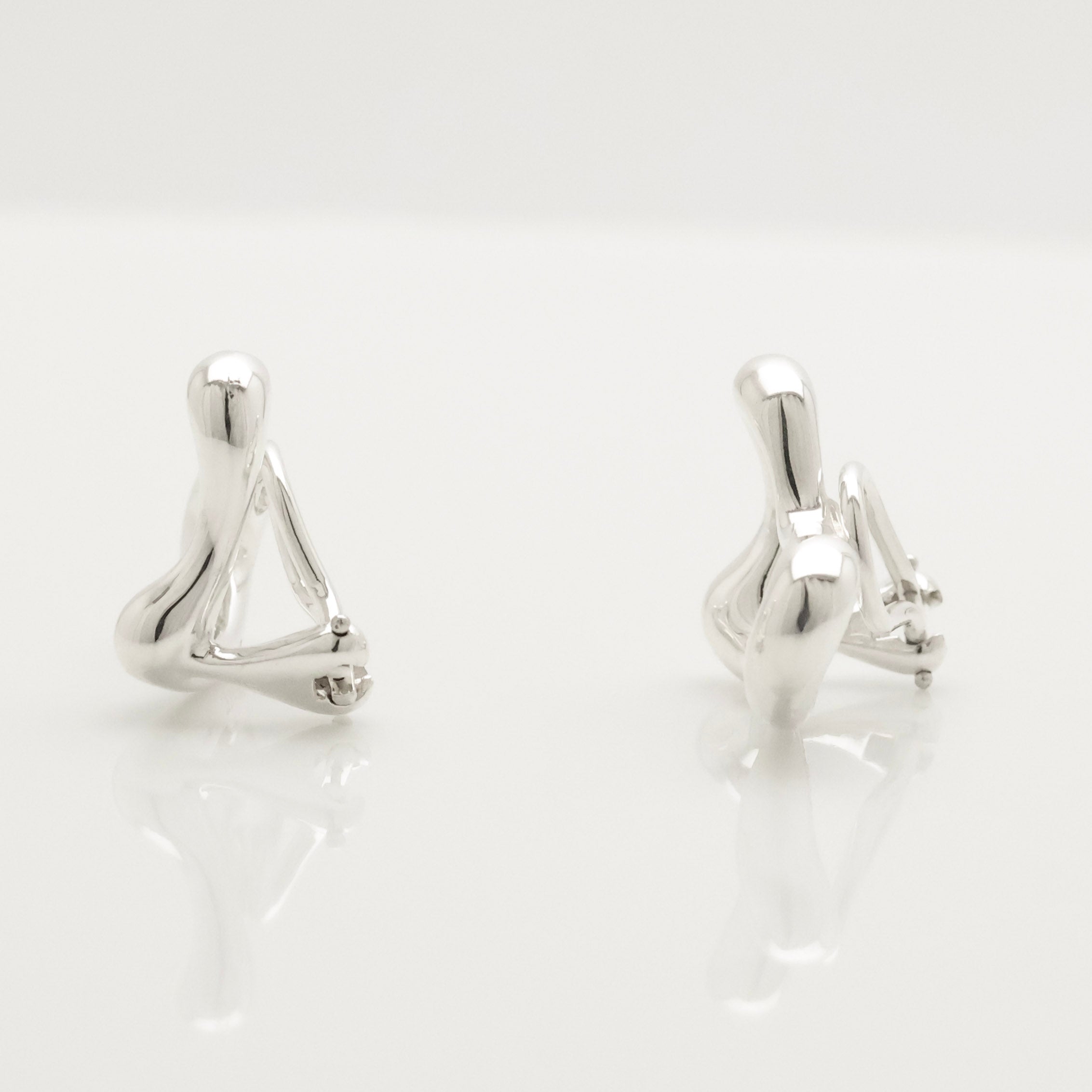 TIFFANY&Co. オープンハート エルサペレッティ クリップ イヤリング AG925