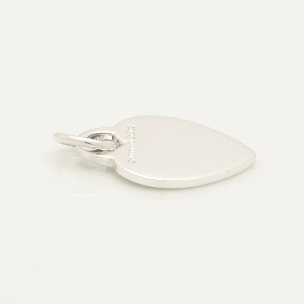 Tiffany & Co. Heart Tag Pendant Charm Sterling Silver 925 