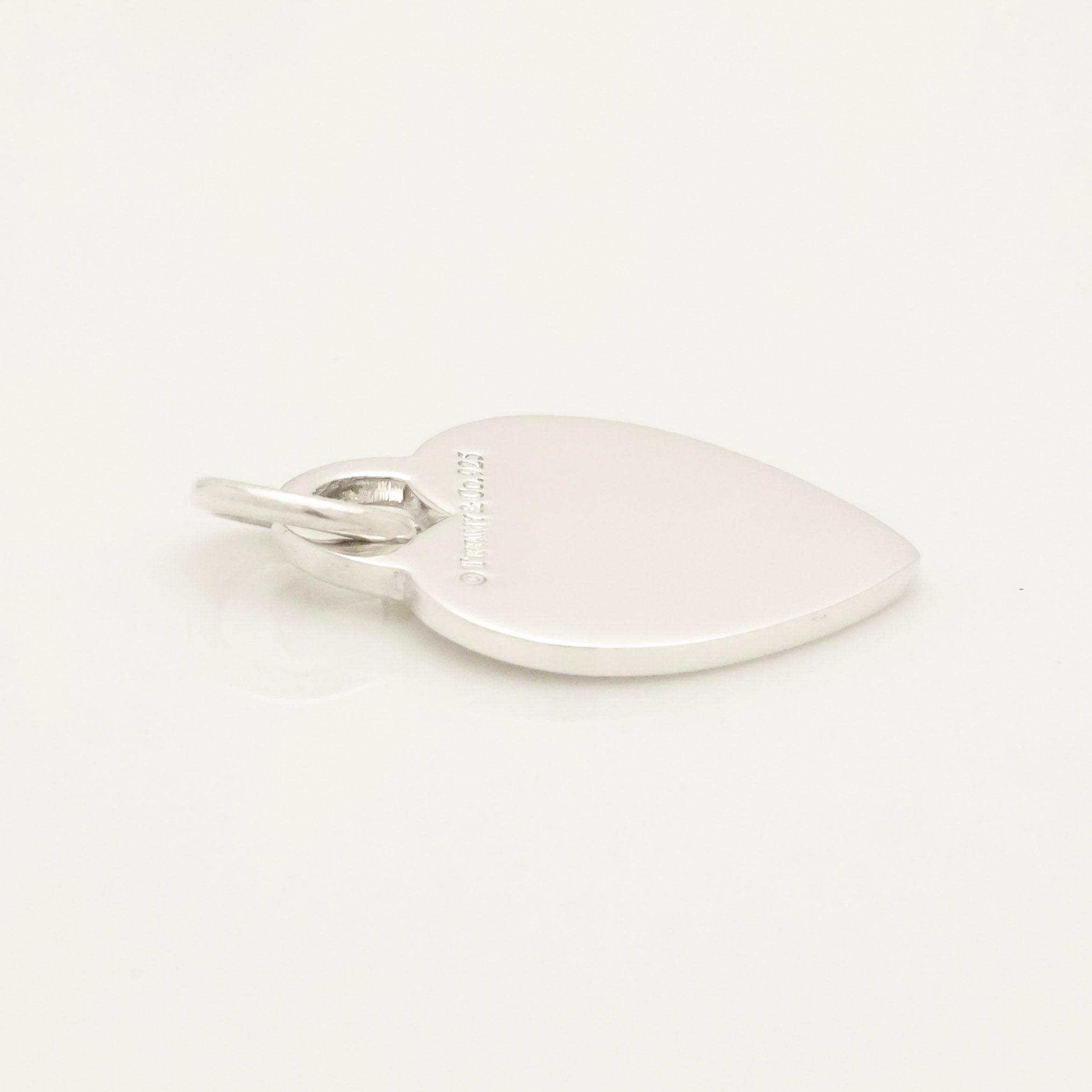 Tiffany & Co. Heart Tag Pendant Charm Sterling Silver 925 