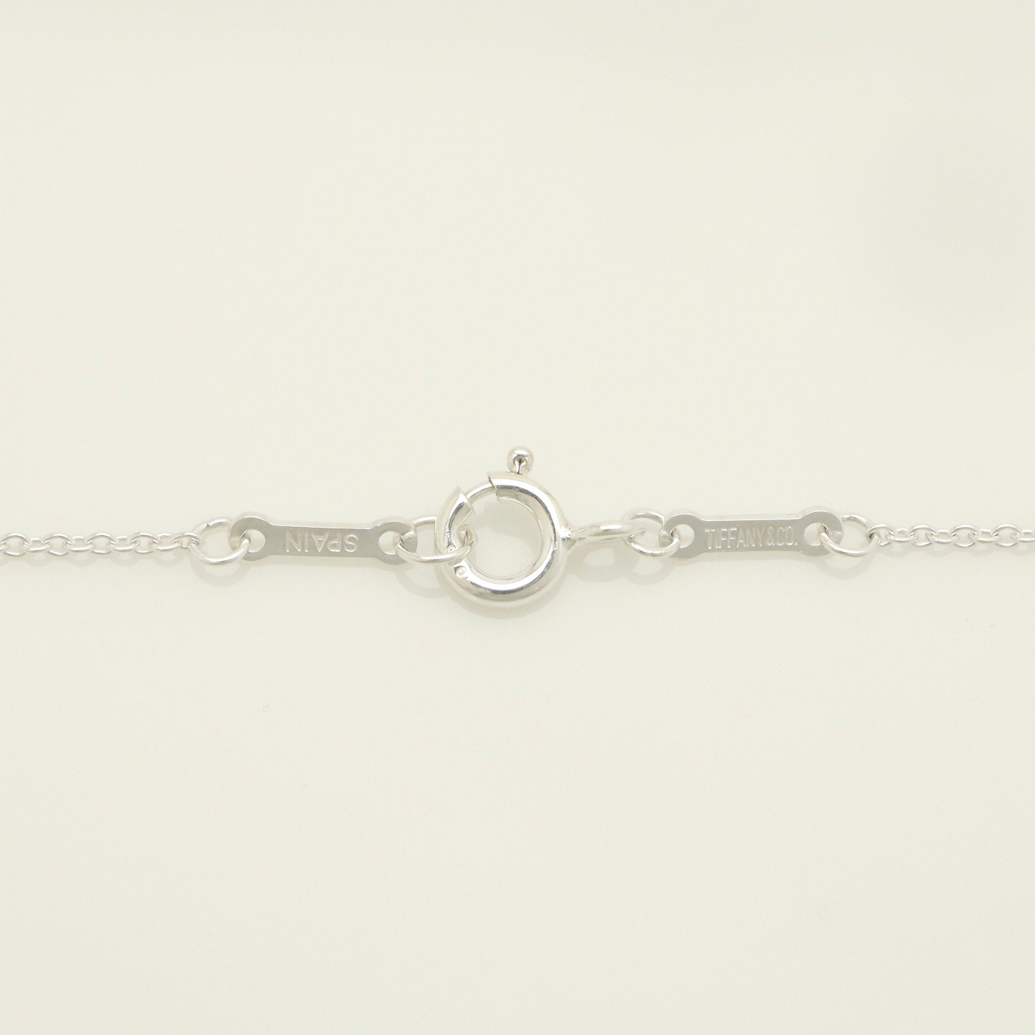 Tiffany & Co. Elsa Peretti Sterling Silver Double Teardrop Pendant Necklace Sterling Silver 925