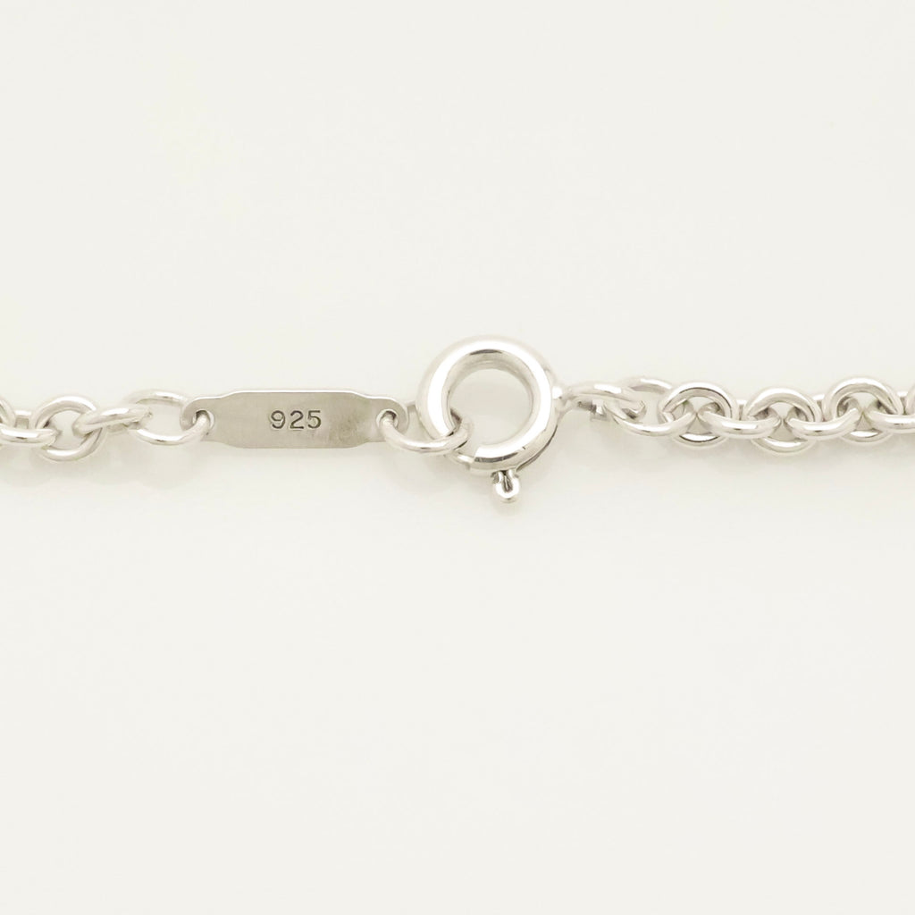 Tiffany & Co. Happy Anniversary Heart Tag Necklace Sterling Silver 925