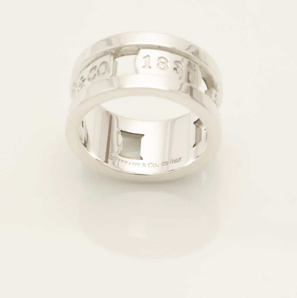TIFFANY&Co. 1837 エレメント ワイド リング 9.5 号 AG925
