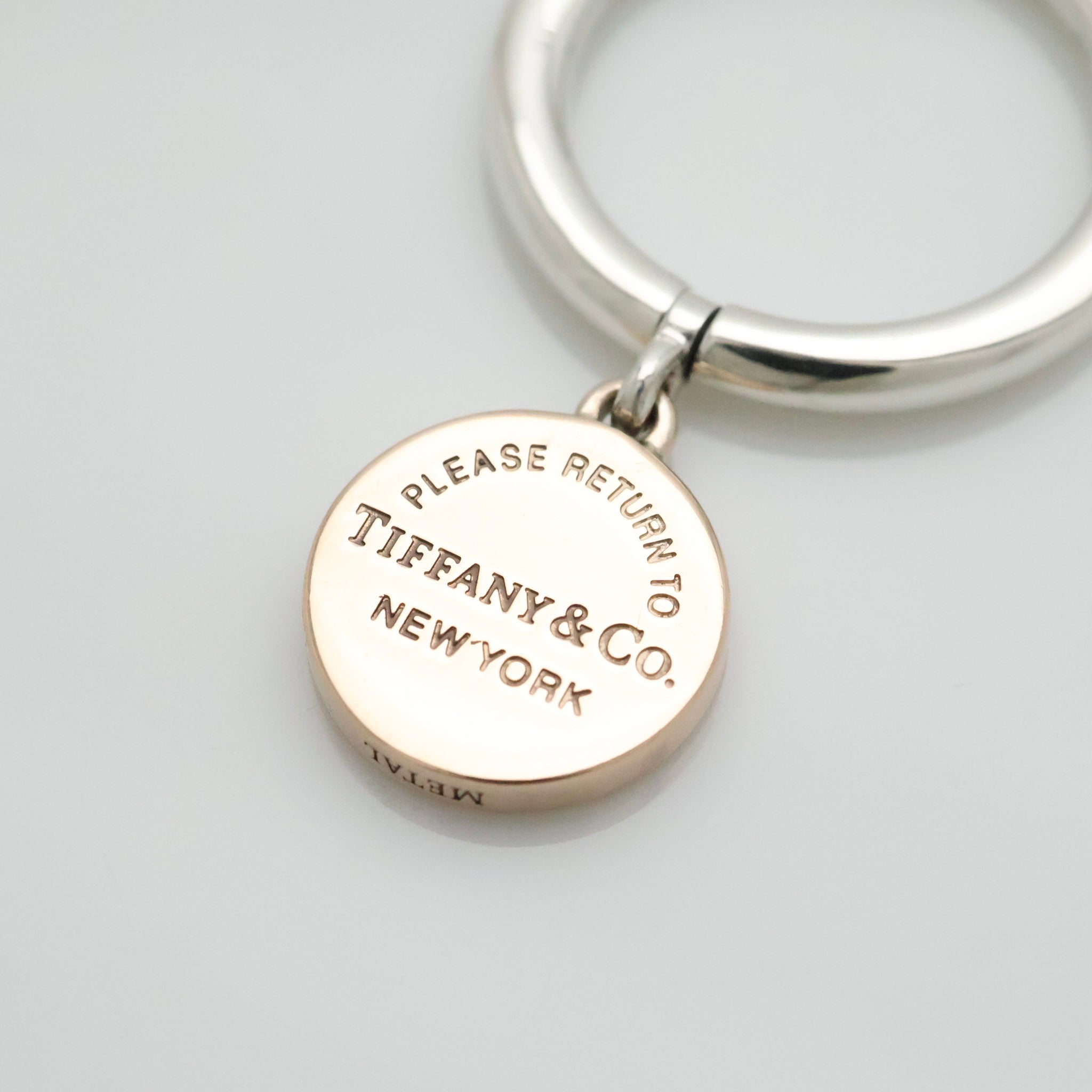 TIFFANY&Co. リターントゥ ティファニー ラウンド タグ ルベドメタル リング 7 号 AG925