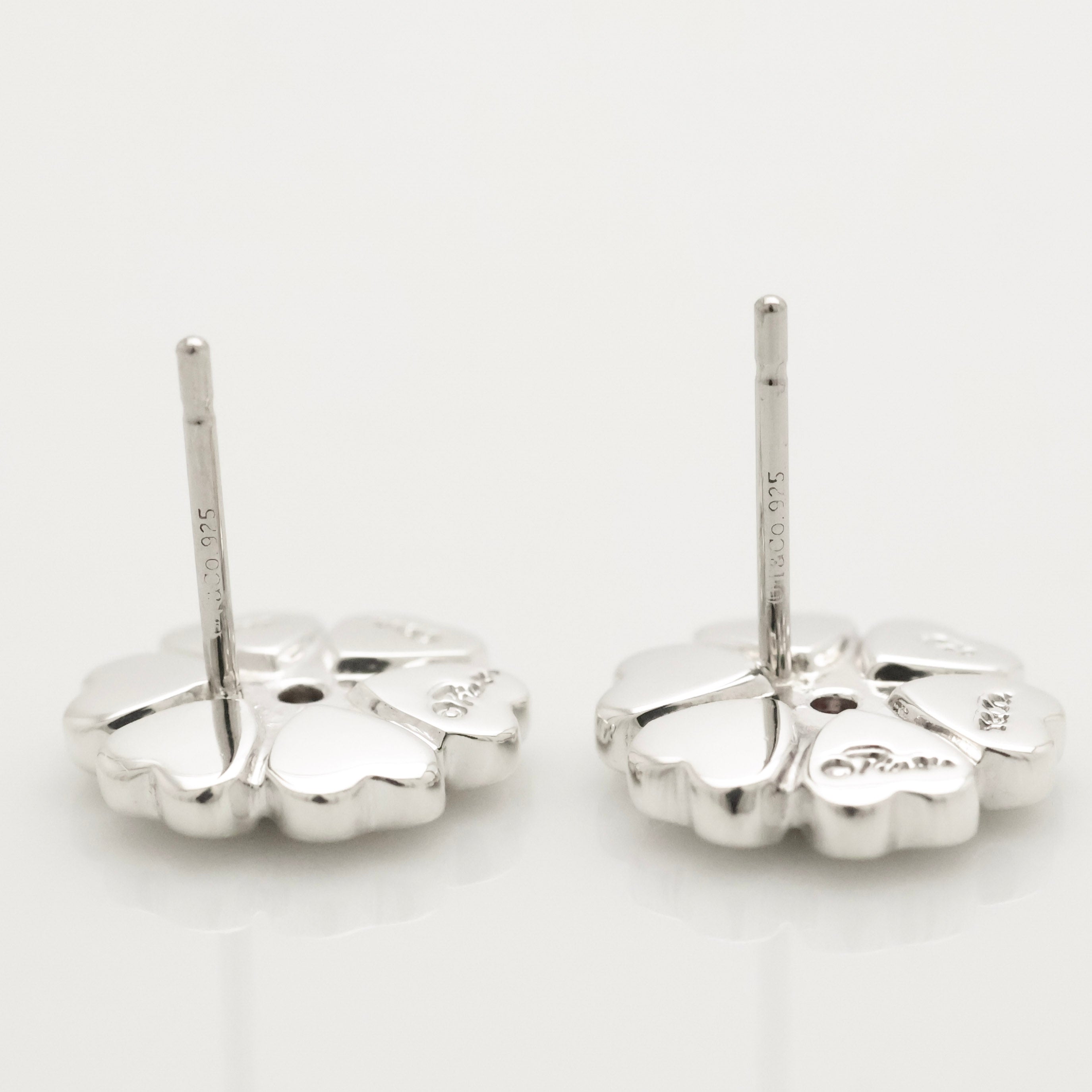 TIFFANY&Co. クラウン オブ ハート ピンク サファイア 1P パロマピカソ ピアス AG925