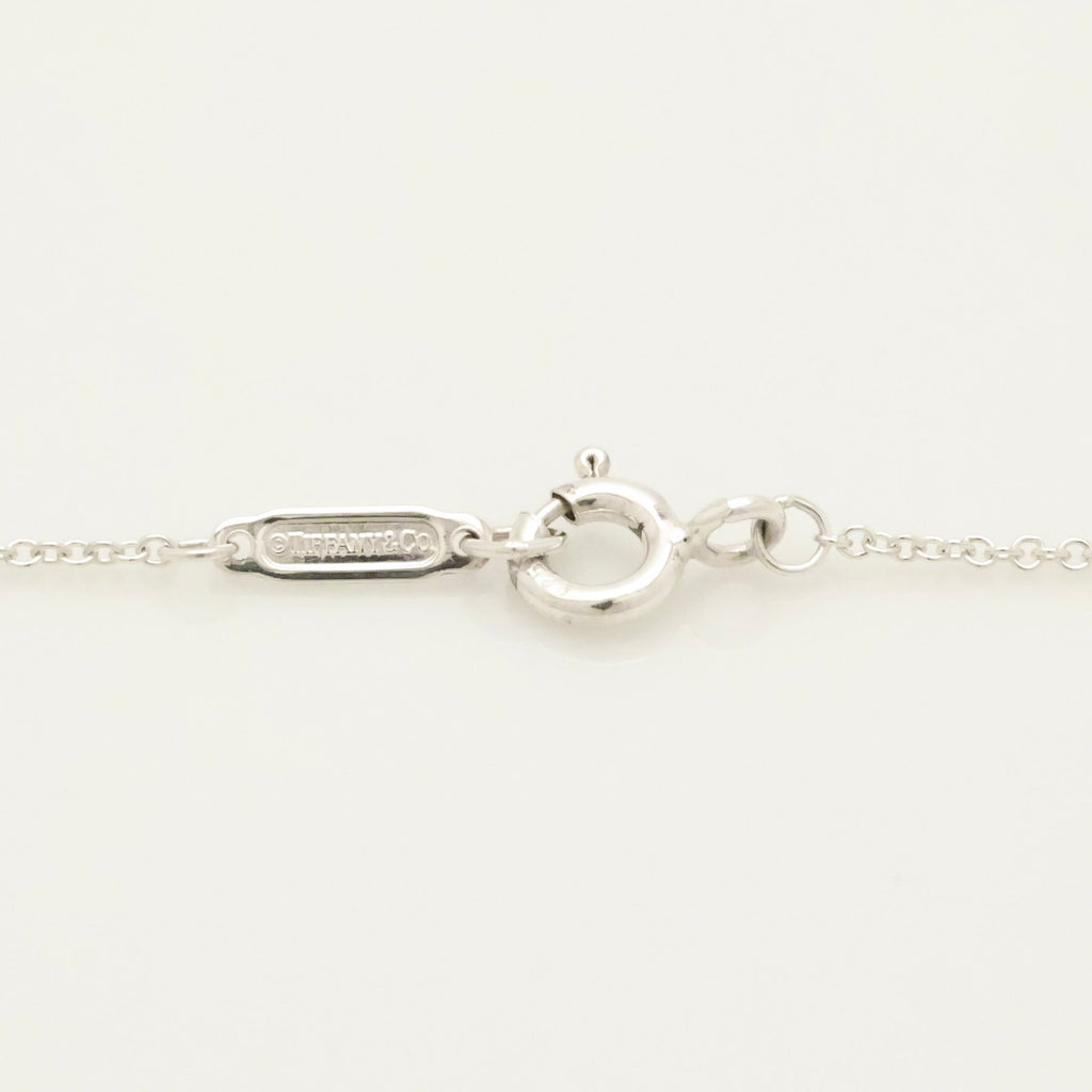 TIFFANY&Co. ノーツ レター ラウンド イニシャル M ディスク ネックレス AG925
