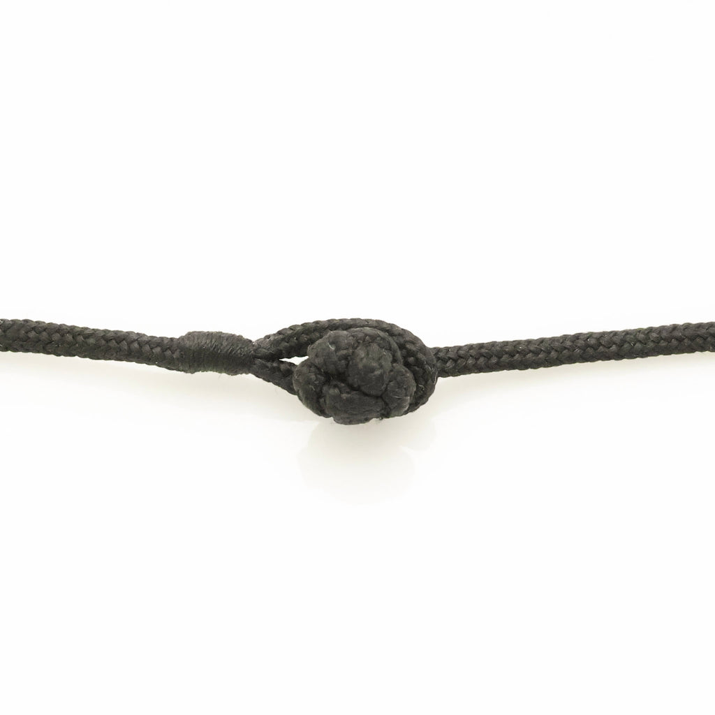  Tiffany & Co. Peretti Open Heart 1P Diamond Silk Cord Necklace Sterling Silver AG925 