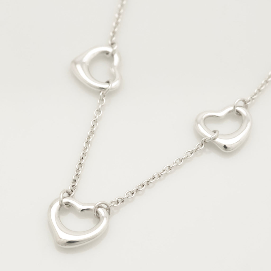 TIFFANY&Co. ファイブ トリプル オープンハート エルサペレッティ ブレスレット AG925