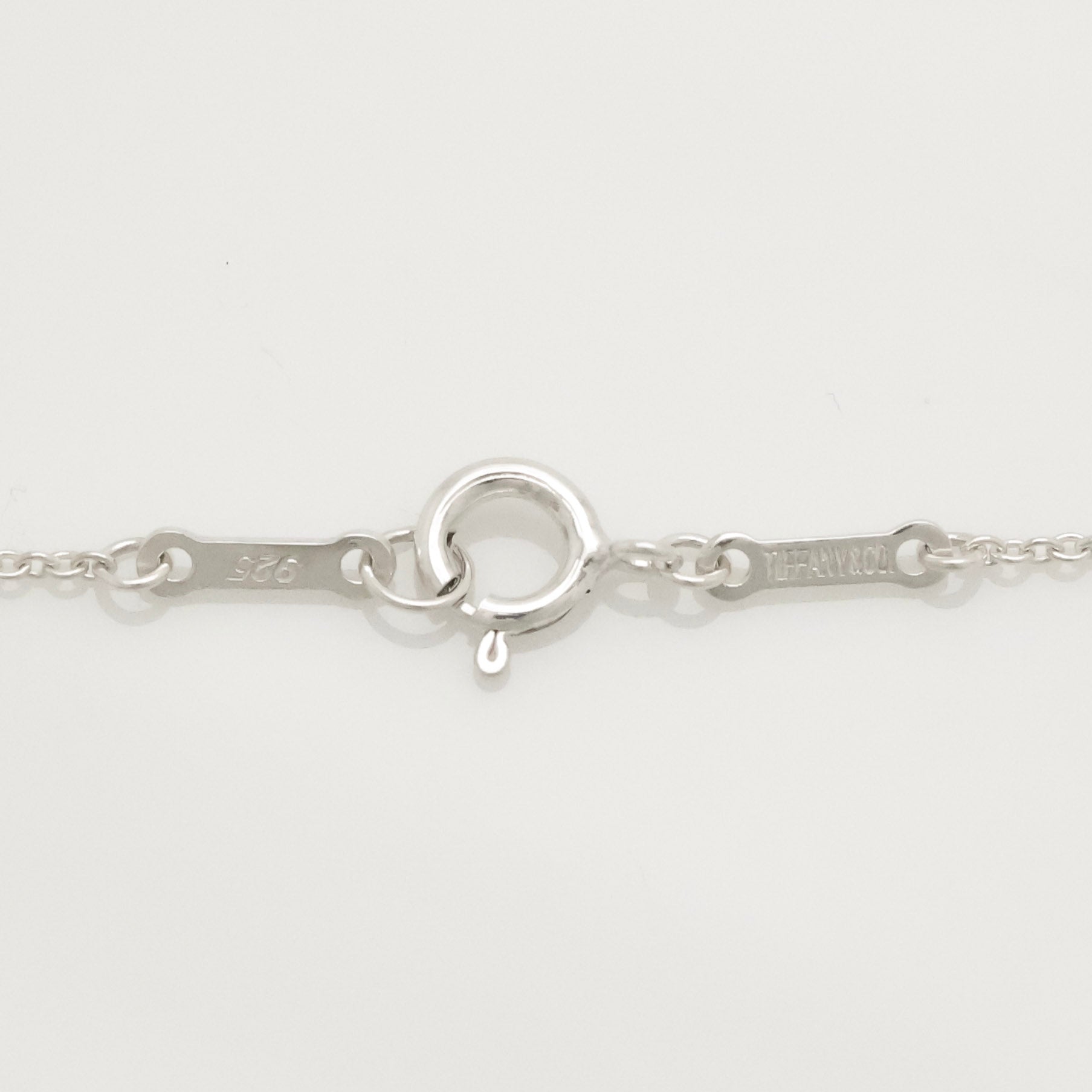  Tiffany & Co. Open Teardrop Necklace Pendant Sterling Silver 925 