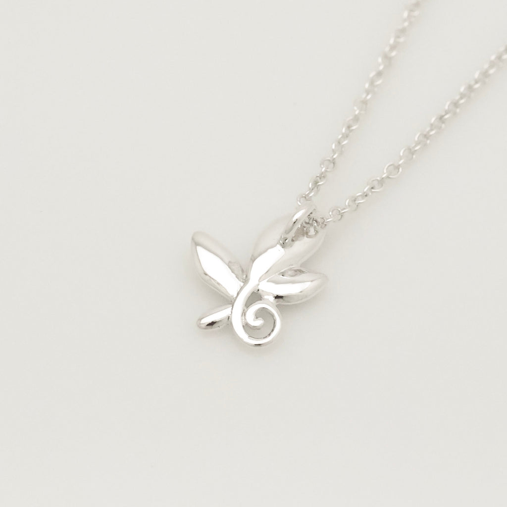Tiffany & Co. Olive Leaf Necklace Sterling Silver 925 