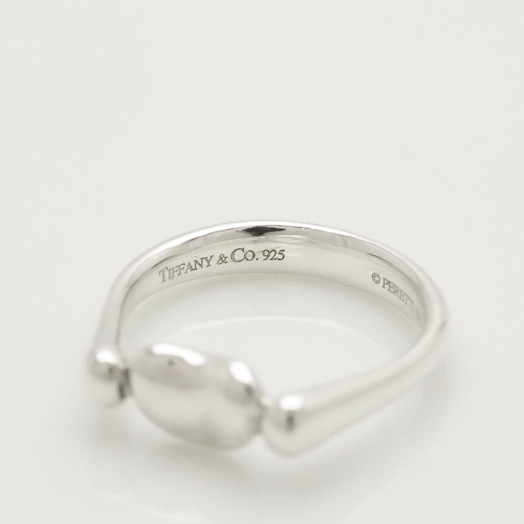 Tiffany & Co. Elsa Peretti Bean Ring Sterling Silver 925 