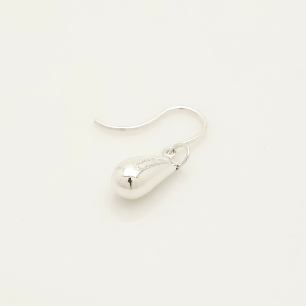 Tiffany & Co.SINGLE Peretti Teardrop Dangle Earrings Sterling Silver 925