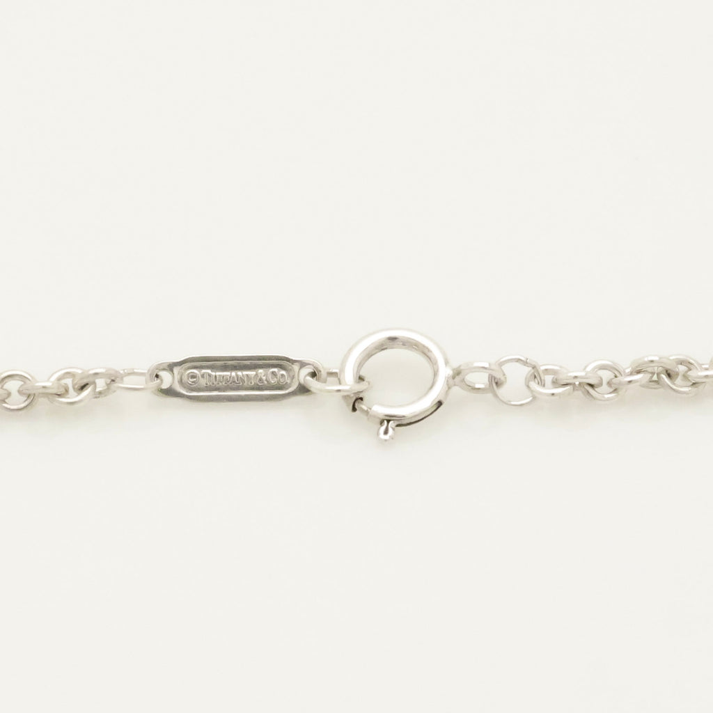  Tiffany & Co. Picasso Groove Cross Necklace Sterling Silver 925 