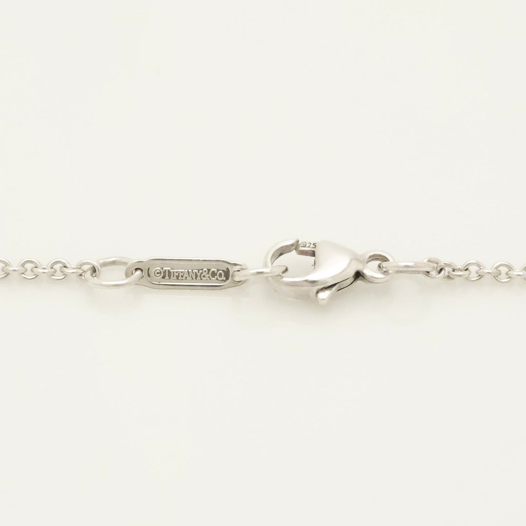 TIFFANY & Co. 1837 Bar Plate Pendant Necklace Chain Sterling Silver 925