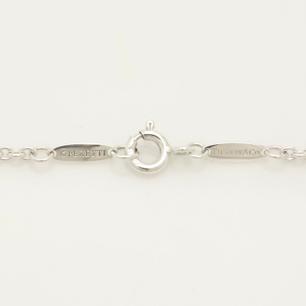 TIFFANY&Co. エルサ ペレッティ オープンハート ラリアット フレッシュウォーター パール ネックレス AG925