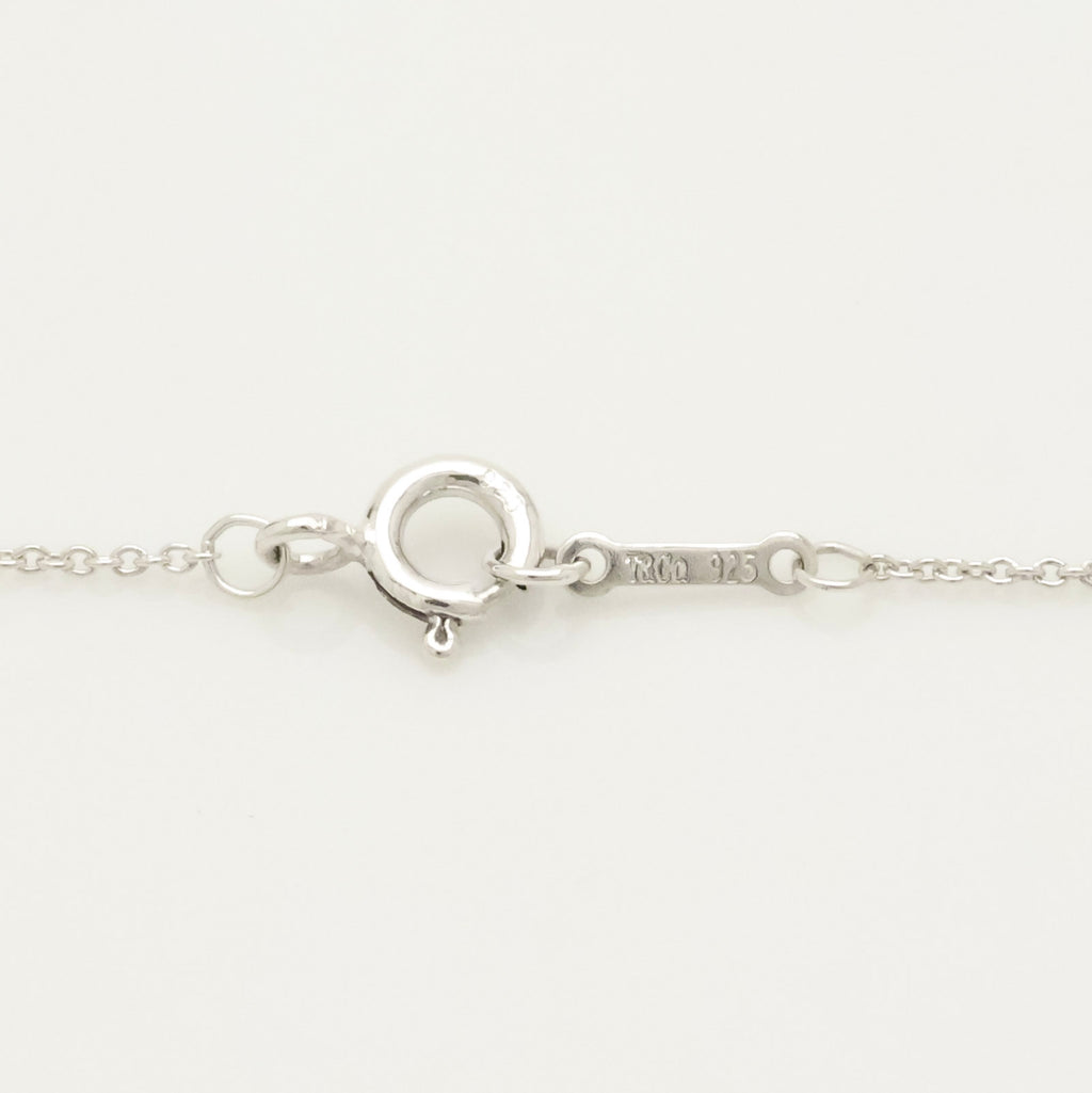 Tiffany & Co. Picasso Open Dove Bird Pendant Necklace Sterling Silver 925