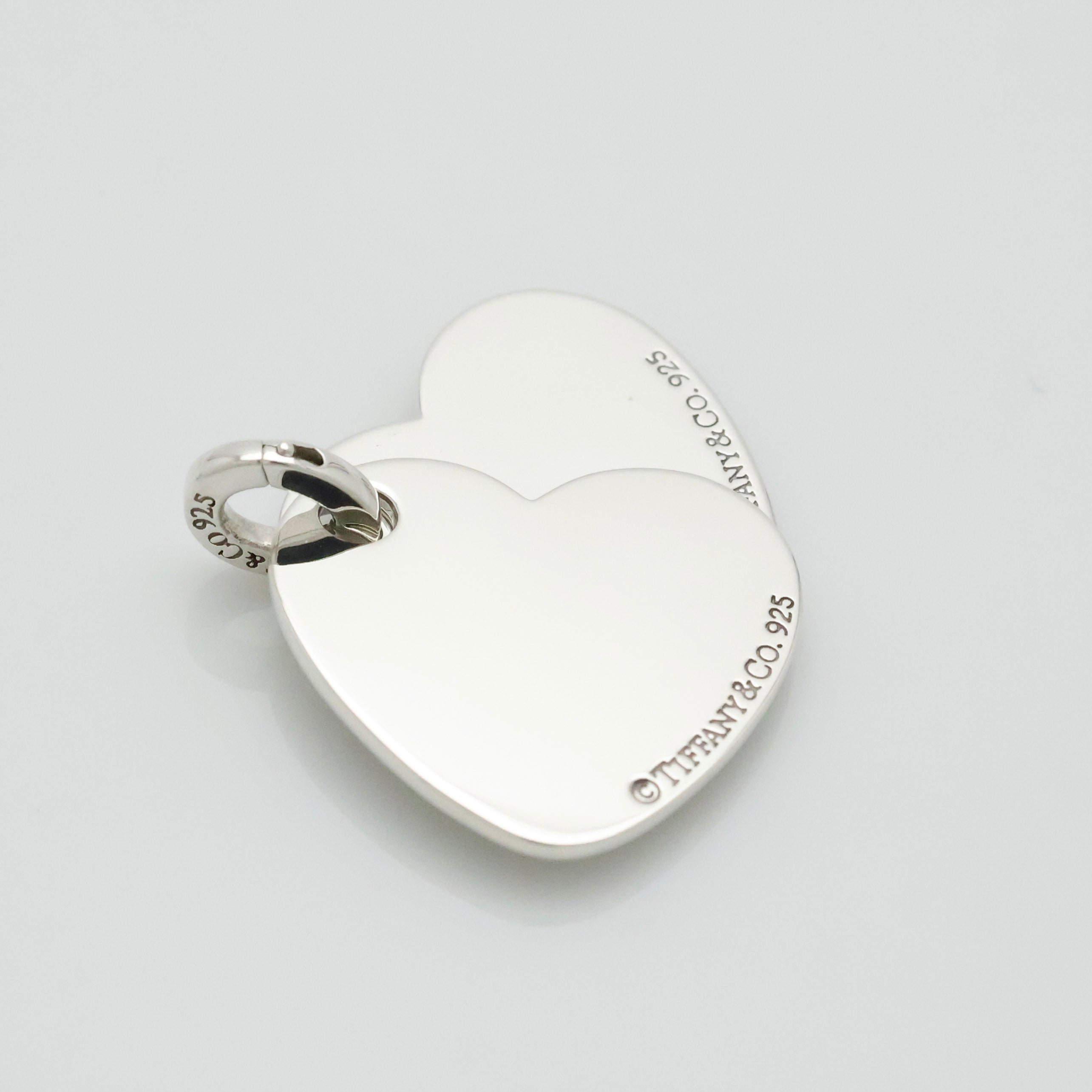 TIFFANY&Co. リターントゥ ティファニー ダブル ハート タグ チャーム AG925
