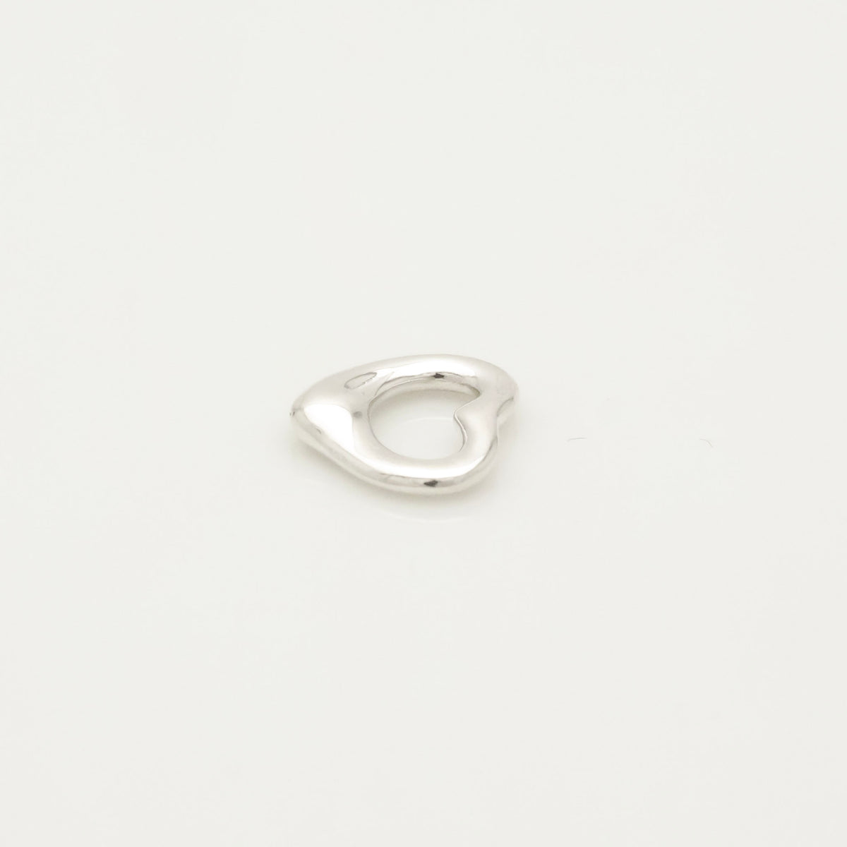  Tiffany & Co. Peretti Open Heart 11mm Pendant Charm Sterling Silver 925 