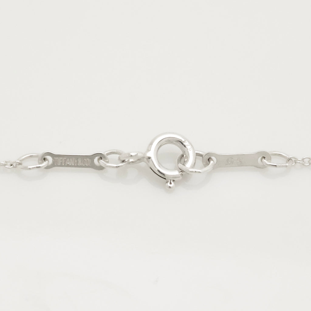 Tiffany & Co. Open Heart Pendant Necklace Sterling Silver 925