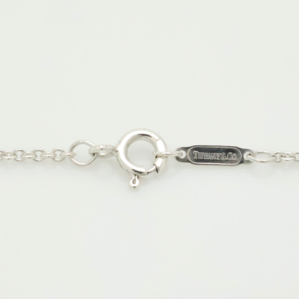 Tiffany & Co. Twist Ribbon Bow Necklace Silver Sterling 925 & 18K Gold 