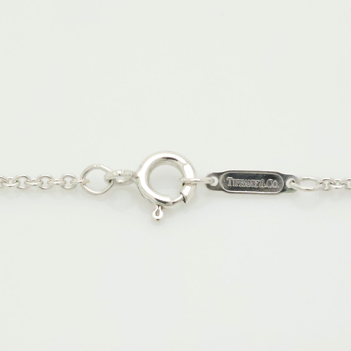 Tiffany & Co. Twist Ribbon Bow Necklace Silver Sterling 925 & 18K Gold 