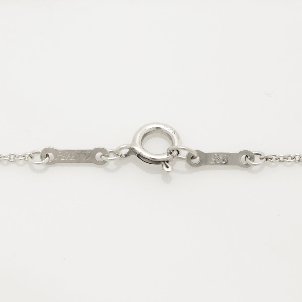 Tiffany & Co. Whale Tail Pendant Necklace Sterling Silver 925 