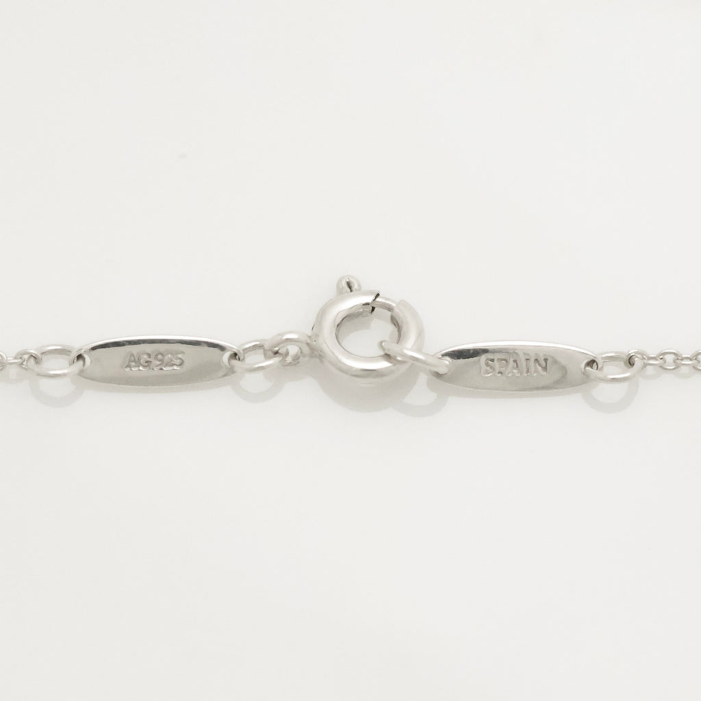 Tiffany & Co. Open Heart Pendant Necklace Sterling Silver 925