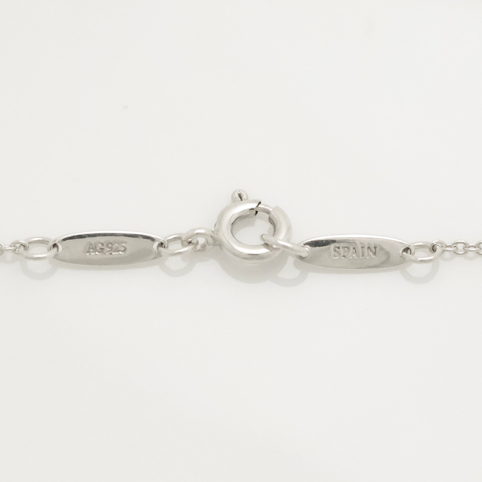 Tiffany & Co. Open Heart Pendant Necklace Sterling Silver 925