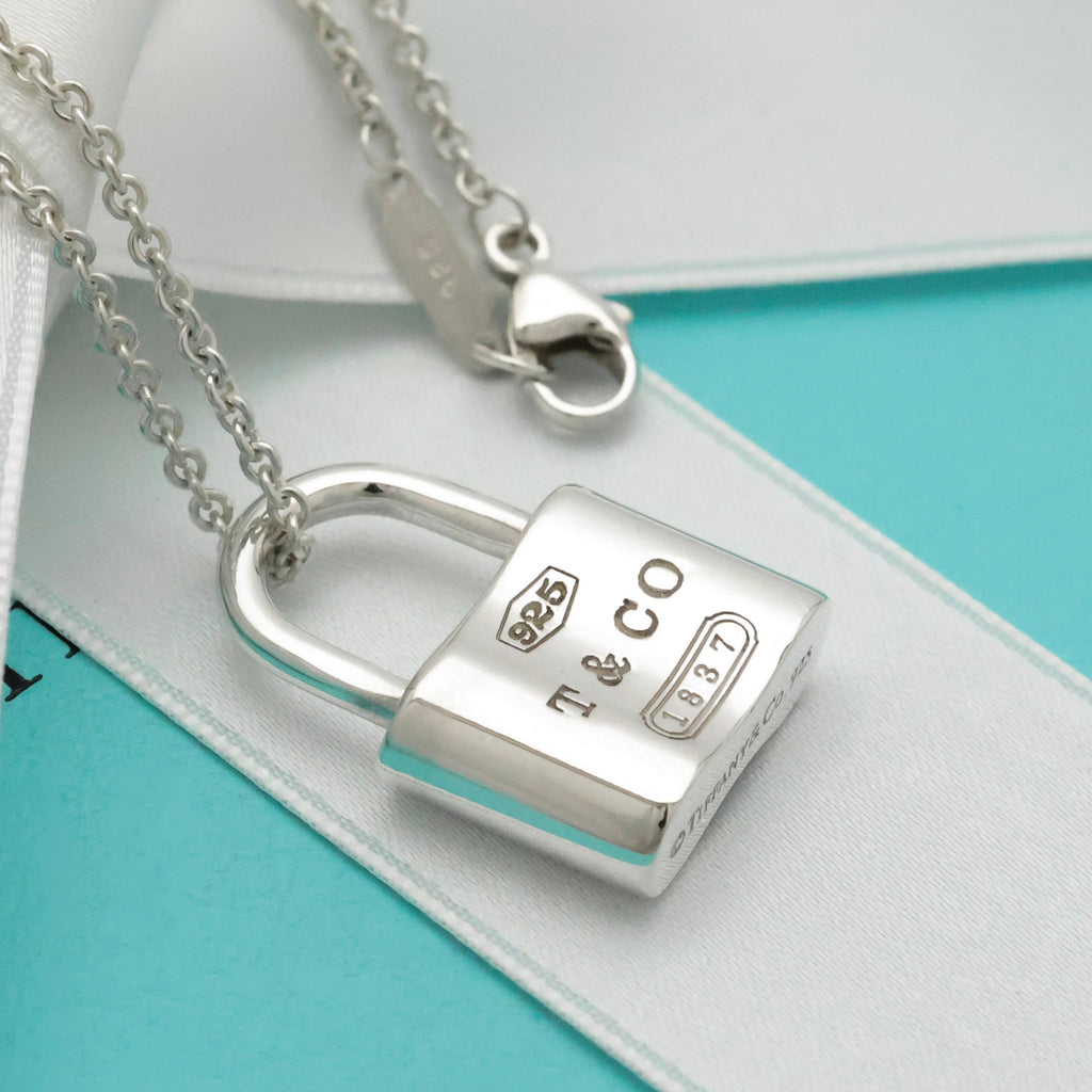 TIFFANY&Co. 1837 カデナ ロック チャーム ネックレス AG925