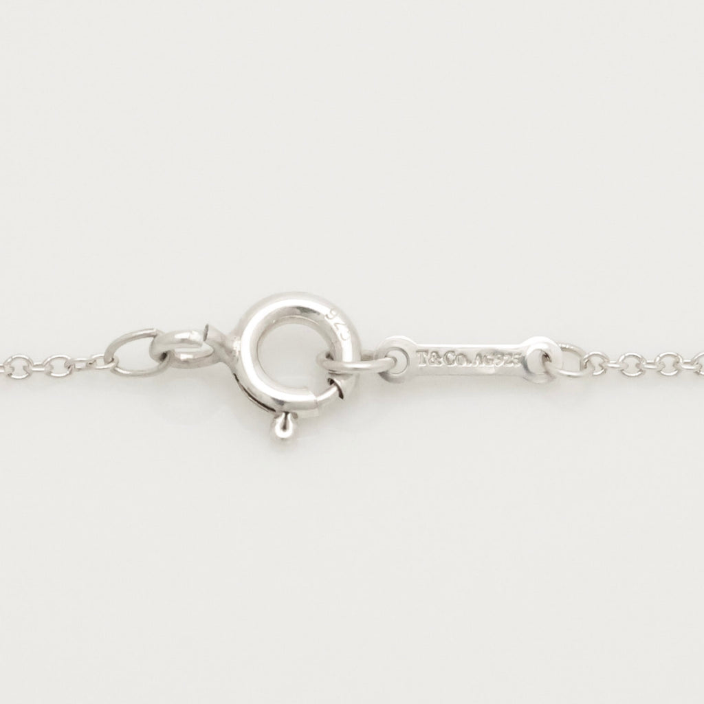Tiffany & Co. Picasso Loving Heart Bar Necklace Sterling Silver 925