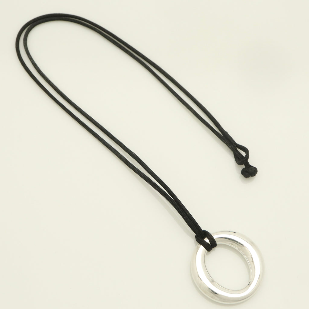 TIFFANY&Co. セビアナ シルク コード エルサペレッティ ネックレス AG925